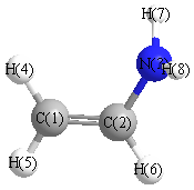 picture of aminoethene state 1 conformation 1