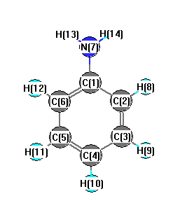 picture of aniline state 1 conformation 1