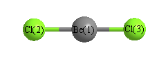picture of Beryllium chloride state 1 conformation 1