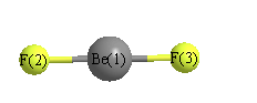 picture of Beryllium fluoride state 1 conformation 1