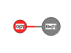 picture of beryllium oxide state 1 conformation 1