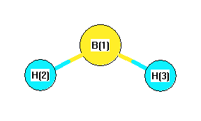 picture of boron dihydride state 1 conformation 1