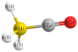 picture of Borane carbonyl state 1 conformation 1