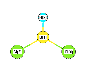 picture of Borane, dichloro- state 1 conformation 1