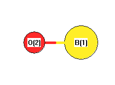 picture of boron monoxide state 1 conformation 1