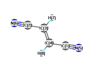 picture of Fumaronitrile state 1 conformation 1