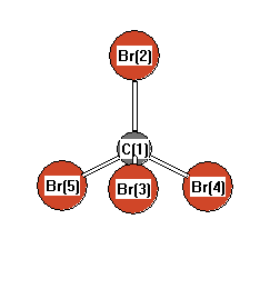 picture of Carbon tetrabromide state 1 conformation 1