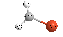 picture of bromomethyl radical state 1 conformation 1