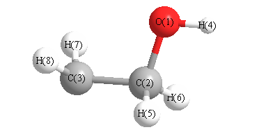 picture of 2-hydroxy ethyl radical state 1 conformation 1