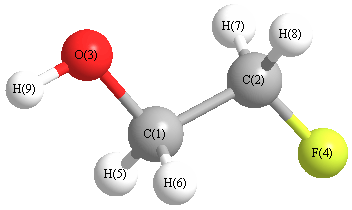 picture of 2-fluoroethanol state 1 conformation 1