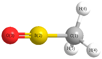 picture of Borane, methyloxo- state 1 conformation 1