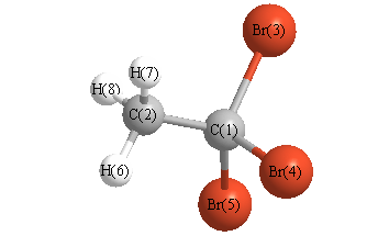 picture of 1,1,1-tribromoethane state 1 conformation 1