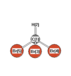 picture of bromoform state 1 conformation 1