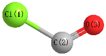 picture of carbonyl monochloride state 1 conformation 1