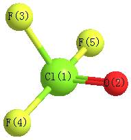 picture of Chlorine trifluoride oxide state 1 conformation 1