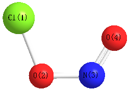 picture of chlorine nitrite state 1 conformation 1