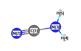 picture of cyanamide state 1 conformation 1