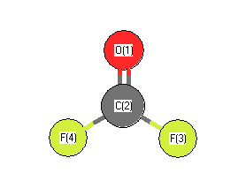 picture of Carbonic difluoride state 1 conformation 1