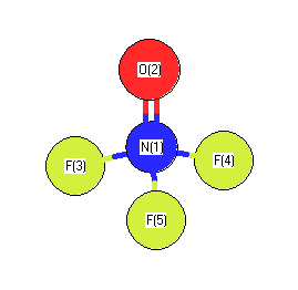 picture of Nitrogen trifluoride oxide state 1 conformation 1