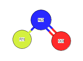 picture of Nitrosyl fluoride state 1 conformation 1