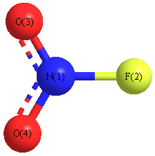 picture of Nitryl fluoride state 1 conformation 1