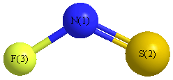 picture of Thionitrosyl fluoride state 1 conformation 1