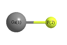 picture of Gallium monofluoride state 1 conformation 1