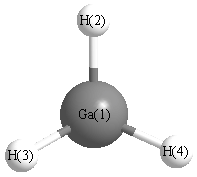 picture of Gallium trihydride state 1 conformation 1