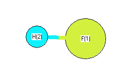 picture of Hydrogen fluoride state 1 conformation 1