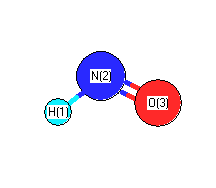 picture of Nitrosyl hydride state 1 conformation 1