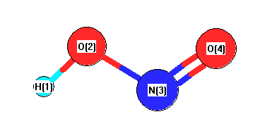 picture of Nitrous acid state 1 conformation 1