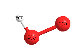picture of Hydroperoxy radical state 1 conformation 1