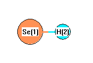 picture of Selenium monohydride state 1 conformation 1