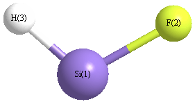 picture of fluorosilylene state 1 conformation 1
