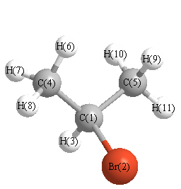 picture of i-propyl bromide state 1 conformation 1