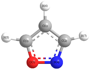 picture of Isoxazole state 1 conformation 1