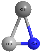 picture of Potassium cyanide state 1 conformation 3