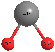 picture of Lithium dioxide state 1 conformation 1