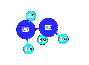 picture of Hydrazine state 1 conformation 1