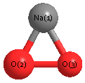 picture of Sodium superoxide state 1 conformation 1