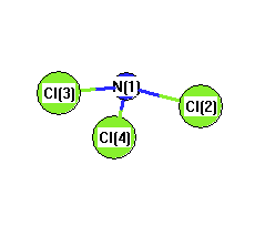 picture of nitrogen trichloride state 1 conformation 1