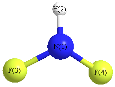picture of difluoramine state 1 conformation 1