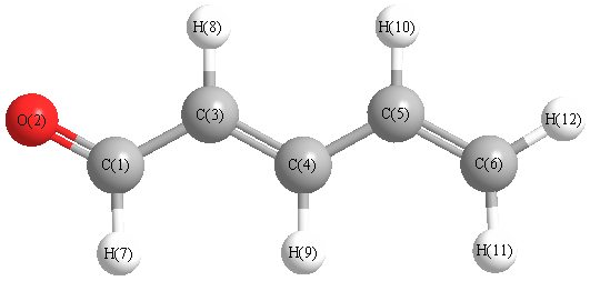picture of Pentadienal state 1 conformation 1