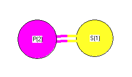 picture of phosphorus sulfide state 1 conformation 1