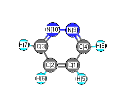 picture of Pyridazine state 1 conformation 1