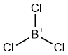 sketch of Boron Trichloride cation