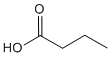 sketch of Butanoic acid