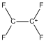 sketch of Tetrafluoroethylene cation