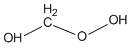 sketch of hydroxy methyl peroxide