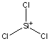sketch of trichlorosilyl cation